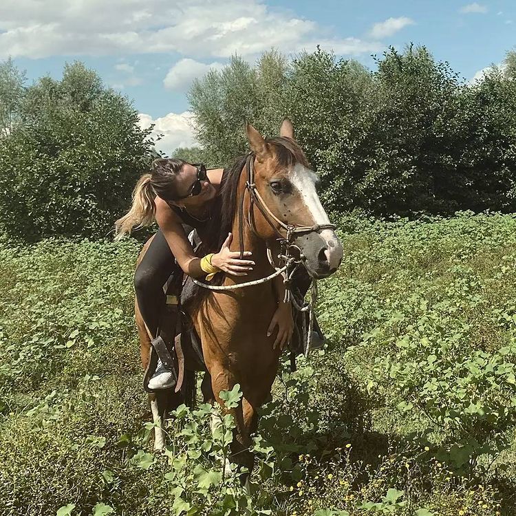 horse riding montenegro girl horse