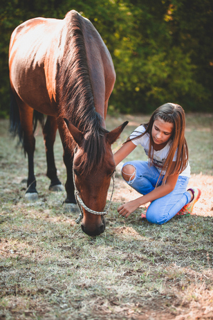 horse riding montenegro girl horse
